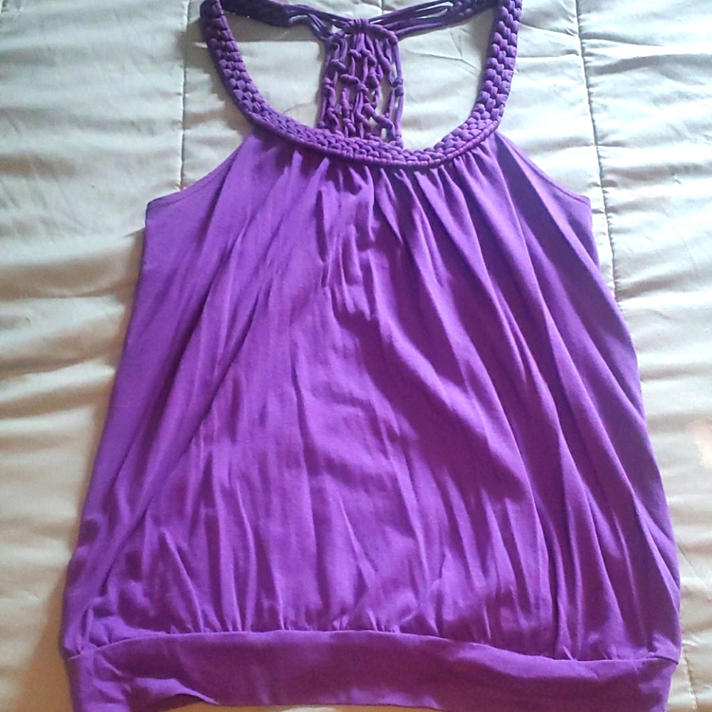 Purple tank top